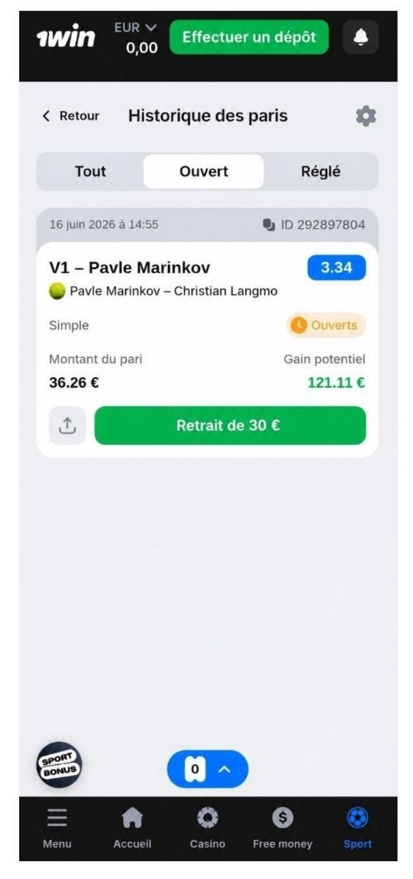Mise 1win