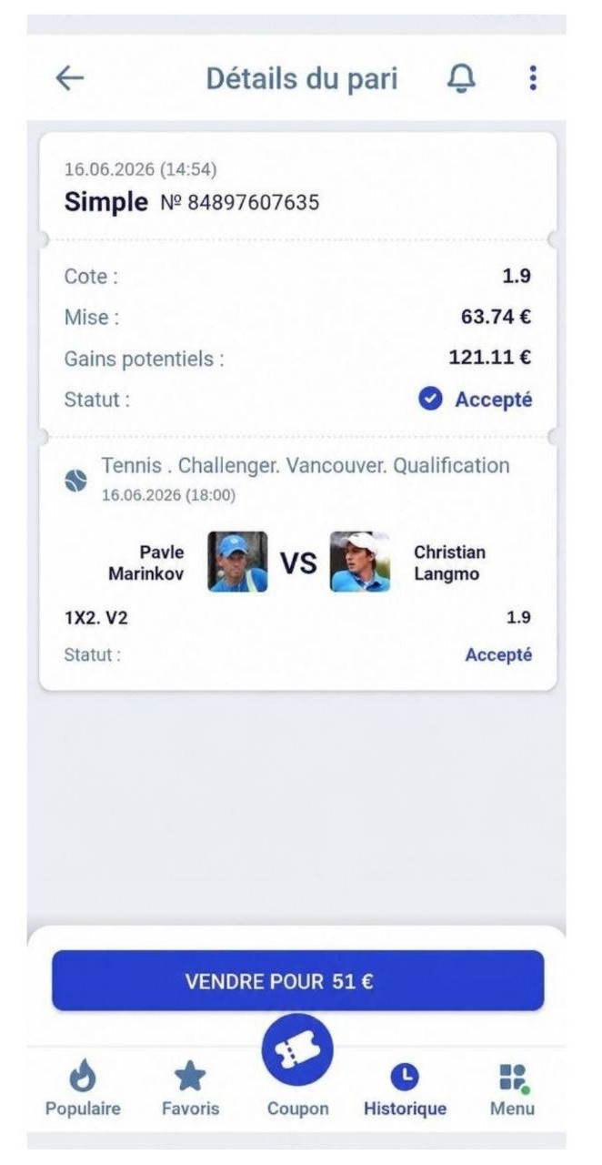 Mise 1xBet